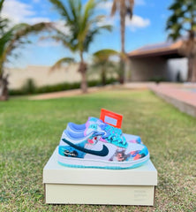 FUTURA LABORATORIES X NIKEMENS DUNK LOW BLEACHED AQUA