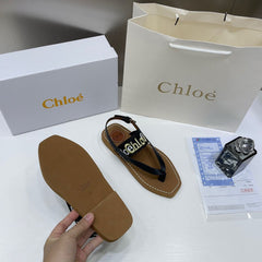 WMN Chloe Premium Sandals Whit og box