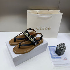 WMN Chloe Premium Sandals Whit og box