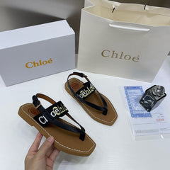 WMN Chloe Premium Sandals Whit og box