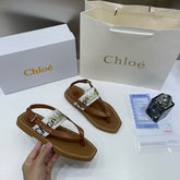 WMN Chloe Premium Sandals Whit og box