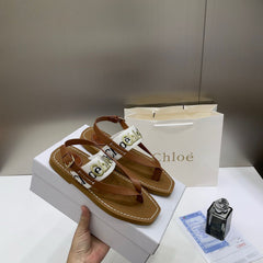 WMN Chloe Premium Sandals Whit og box