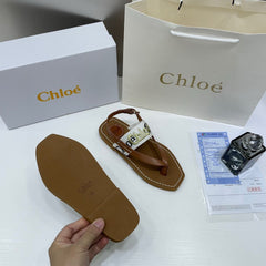 WMN Chloe Premium Sandals Whit og box