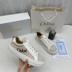 WMN Chloe Premium Lauren low-top canvas sneakers whit og box