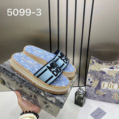 WMN Miss Dior premium Blue Slides whit og box