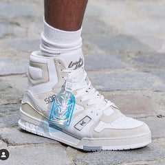 Louis Vuitton trainer boots White