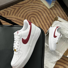 Nike Air Force 107 Low White Team Red