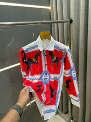 Imported Burberry Premium Printed Shirt