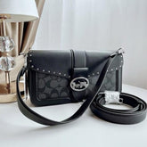 Coach Georgie Signature Shoulder Bag With OG Box & Dust Bag