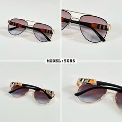 BURBERRY 5086 GOLD BROWN ORANGE