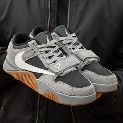 NIKE TRAVIS SCOT X JORDAN CUT THE JACK GREY SEMI UA