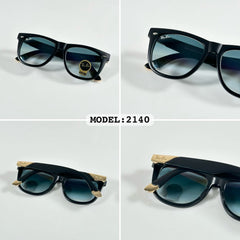 Rayban 2140 Gold Black Blue (GLASS)