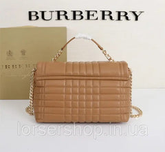 Burberry London Soft Leather Brown Shoulder Bag With OG Box & Dust Bag 8396 Brown