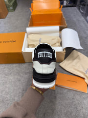 Virgil Abloh Iconic LV Trainer sneaker Red White With Double Box Made in Italy