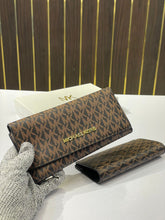 Michael kors trifold wallet for women with bo(61702 coffe)