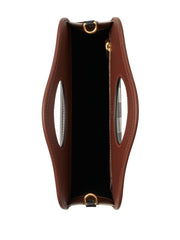 Burberry Mini Checkered Leather Tote Bag With OG Box & Dust Bag 2733 Grey Grid