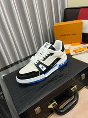 Louis Vuitton Lv Trainer White Blue