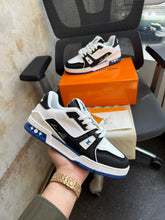 Louis Vuitton Lv Trainer White Blue