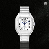Cartier santos white dial