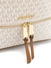 Michael Kors MK Rhea Backpack With Dust Bag (beige)
