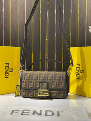 FENDI BAGUETTE SHOULDER BAG WITH OG BOX