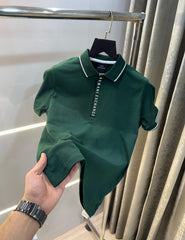 Armani Exchange classic Polo T-Shirts Green