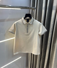 Armani Exchange classic Polo T-Shirts Beige And White