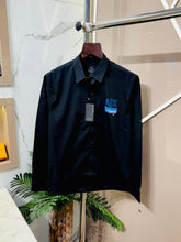 ARMANI EXCHANGE FRONT PRINTED FULL SLEEVES SHIRT Black