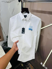 ARMANI EXCHANGE FRONT PRINTED FULL SLEEVES SHIRT