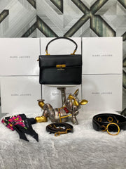 Marc Jacobs The Down Town Black Bag With Box & Accessories