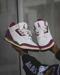 Nike Air Jordan 3 X A Ma Maniere Burgundy Crush
