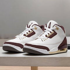 Nike Air Jordan 3 X A Ma Maniere Burgundy Crush