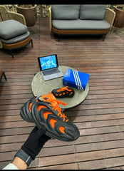 Adidas adifom q core black impact orange