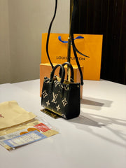 LOUIS VUITTON ON THE GO SMALL WITH OG BOX AND CARRY BAG