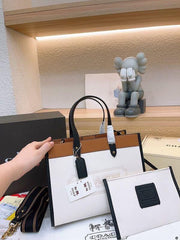 COACH FIELD 30 TOTE BAG WITH OG DOUBLE BOX