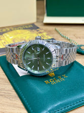 ROLEX DATE-JUST MINT GREEN ZR LOCK