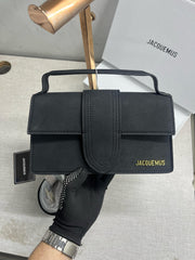 Jacquemus Suede LE Bambino Long Apricot With Sling Strap OG Box & Dust Bag (6828-Black)