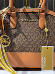 Michael kors alma bag with dust bag(20055coffe brown)