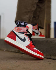 Nike Air Jordan 1 High Spiderverse With OG Box, Butter Paper