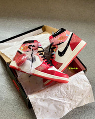Nike Air Jordan 1 High Spiderverse With OG Box, Butter Paper