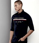 TOMMY HILFIGER IMPORTED FABRIC FRONT EMBROIDERY VERY PREMIUM FULL SLEEVES SHIRT