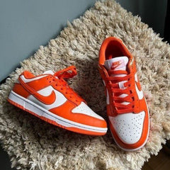 sb dunk low Syracuse Orange with extra lace for women