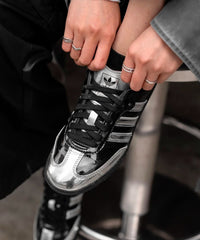 ADIDAS SAMBA X ATMOS TUXEDO BLACK SILVER