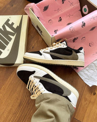 Nike Air Jordan 1 Low X Travis Scott Olive Green