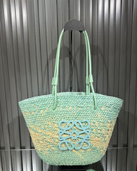 Loewe x Paulas Ibiza Anagram Basket Melange Tote Bag