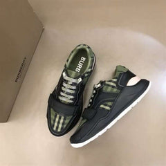 Burberry Ramsey Sneakers Check Leather