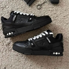 Louis Vuitton Trainer Black Embossed Monogram