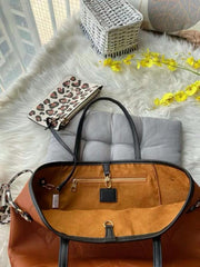 LOUIS VUITTON LV NEVERFULL BROWN TOTE BAG WITH LV DUST BAG