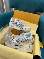 UA Louis Vuitton x Tyler the Creator LV Trainers made in Turkey