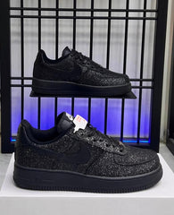 Nike Airforce 1 All Black Glitter